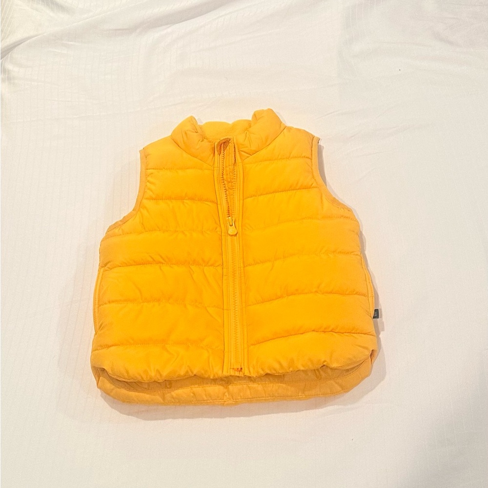 GAP Kids Cold Control Yellow Puffer Vest
